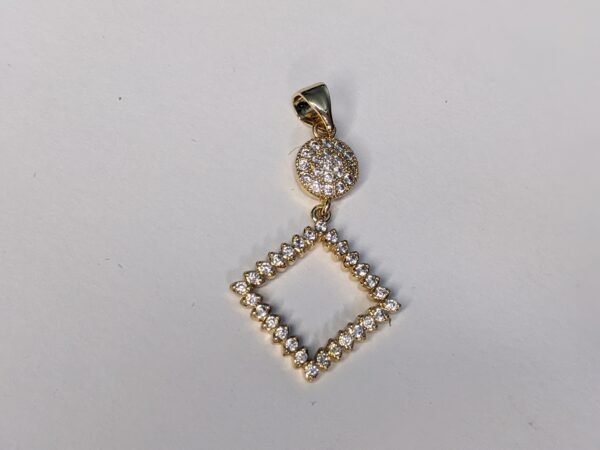 Luminous Grace Zircon Chain Locket - Image 4