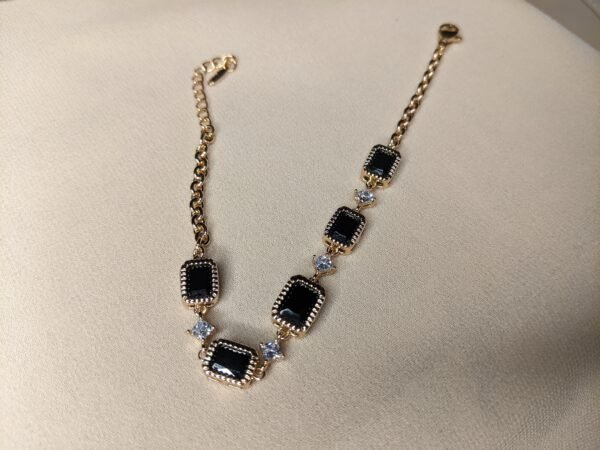 Midnight Zircon Elegance Bracelet - Image 2