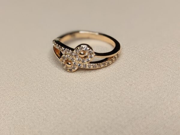Golden Radiance Zircon Ring