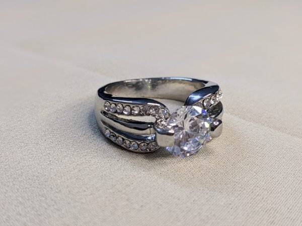 Silver Zircon Ring