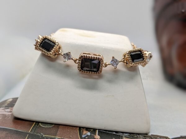 Midnight Zircon Elegance Bracelet - Image 4