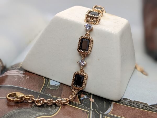Midnight Zircon Elegance Bracelet - Image 5
