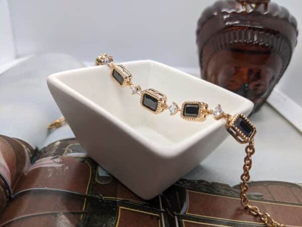 Midnight Zircon Elegance Bracelet - Image 6