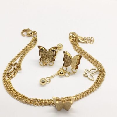 Butterfly Luxe Bracelet & Earrings Set
