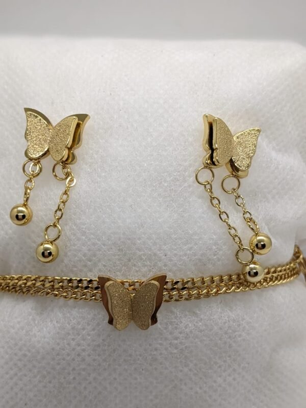 Butterfly Luxe Bracelet & Earrings Set - Image 9