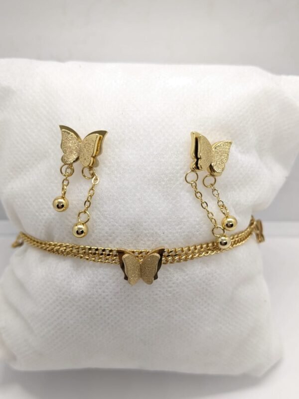 Butterfly Luxe Bracelet & Earrings Set - Image 8