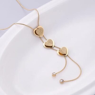 Golden Heart Harmony Necklace