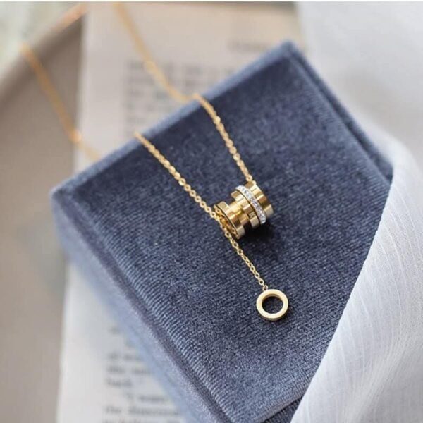 Luxe Orbit Pendant Necklace - Image 3