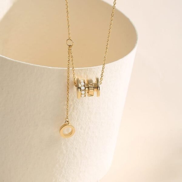Luxe Orbit Pendant Necklace - Image 5