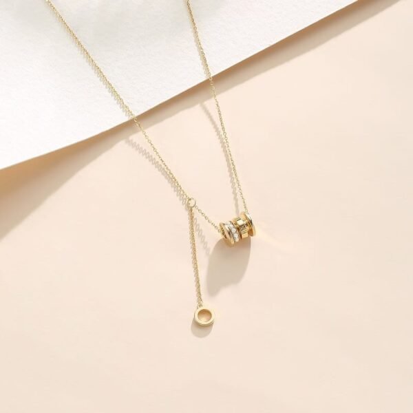 Luxe Orbit Pendant Necklace - Image 4