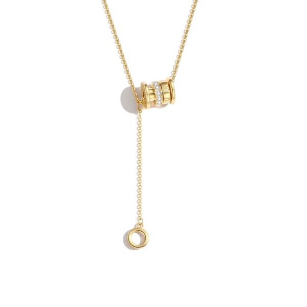 Luxe Orbit Pendant Necklace - Image 2
