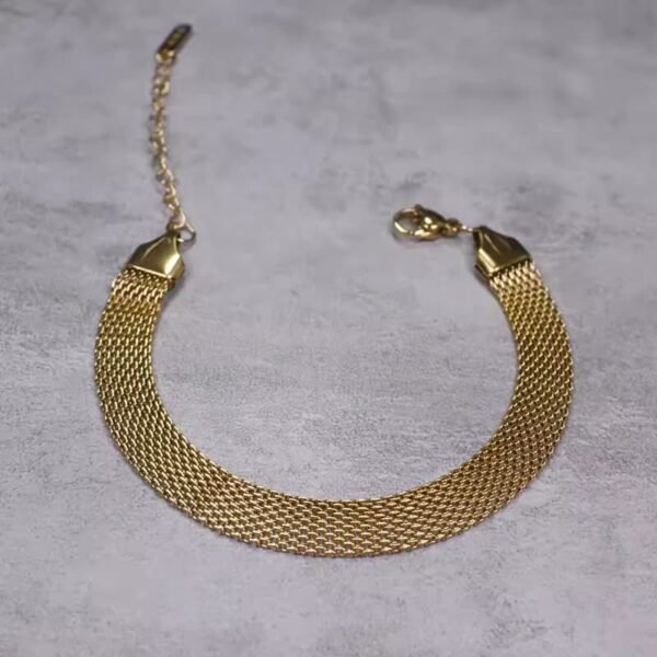Luxury Gold Mesh Bracelet – Exclusive Edition - Image 7