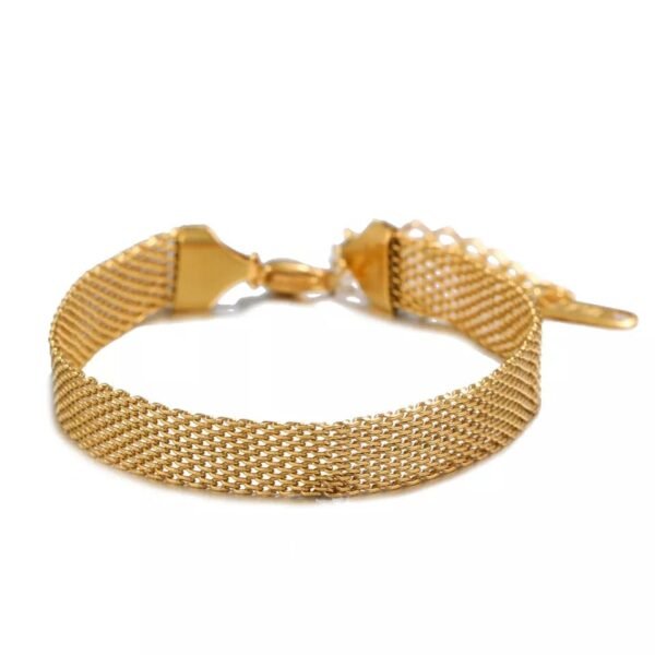 Luxury Gold Mesh Bracelet – Exclusive Edition - Image 8