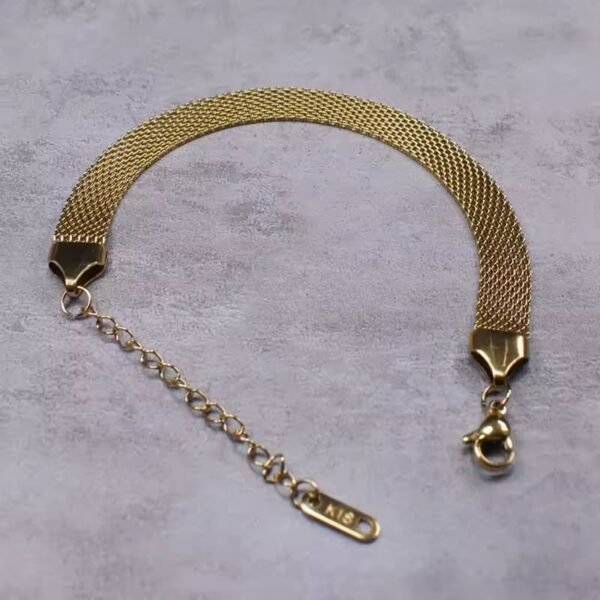 Luxury Gold Mesh Bracelet – Exclusive Edition - Image 9