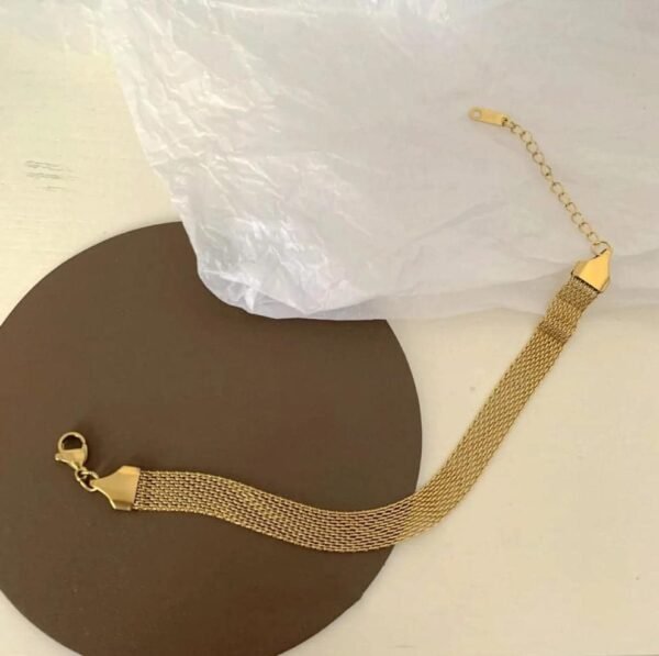 Luxury Gold Mesh Bracelet – Exclusive Edition - Image 10