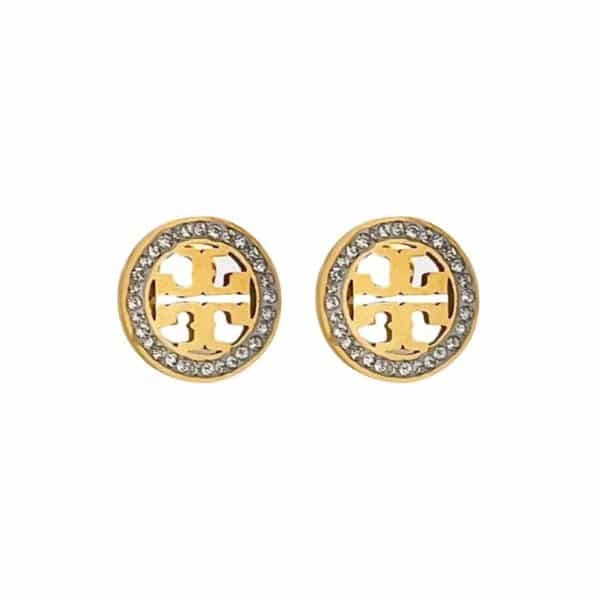 Tory-Inspired Gold Plated Stud Earrings - Image 3