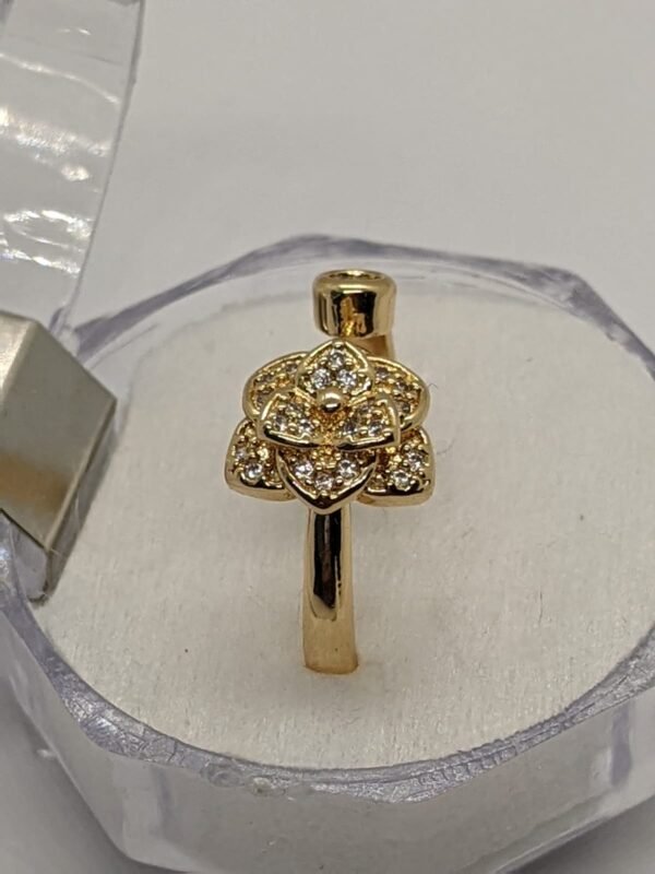 Golden Bloom Adjustable Ring - Image 3