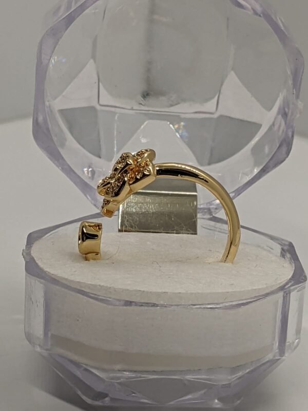 Golden Bloom Adjustable Ring - Image 5