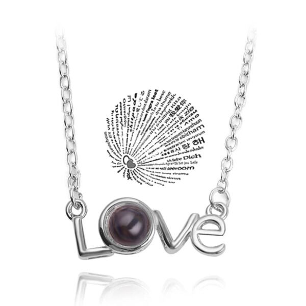 Love Script Necklace - Image 2