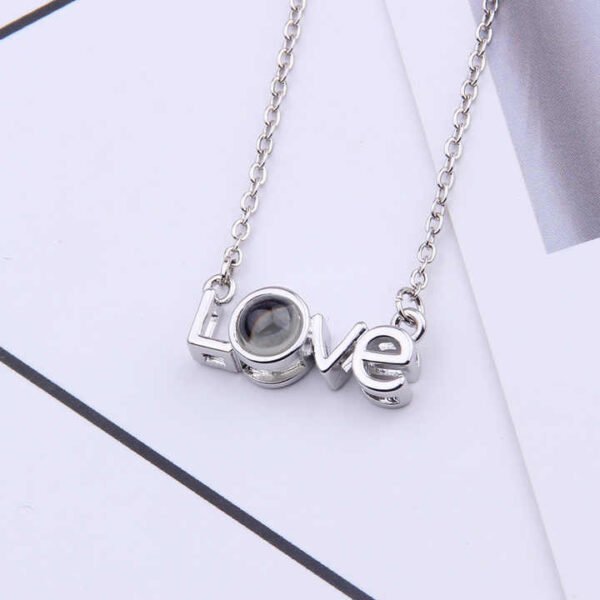 Love Script Necklace - Image 3