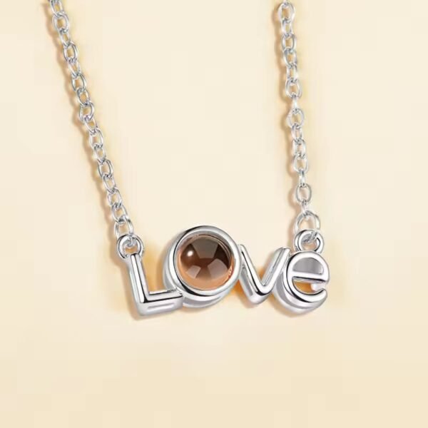 Love Script Necklace - Image 4