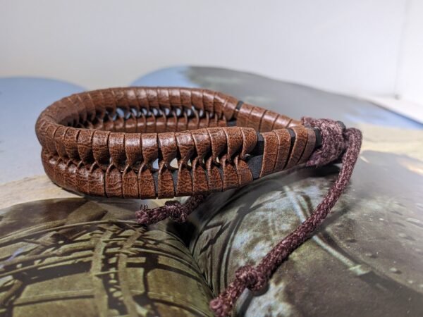 Men’s Braided Leather Bracelet - Image 7