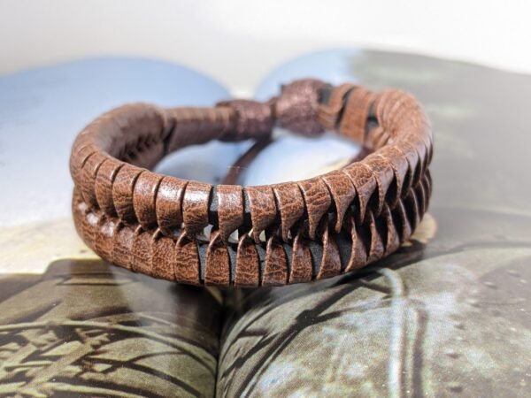 Men’s Braided Leather Bracelet - Image 8