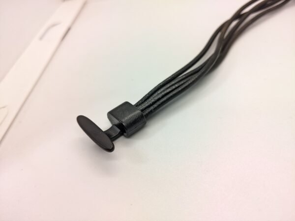 Minimal Leather Loop Cuff - Image 4